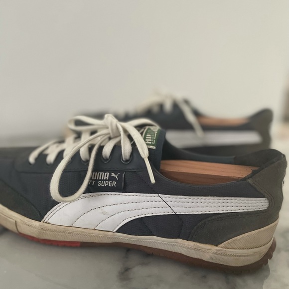 Blue Suede Classic Pumas - Picture 6 of 7